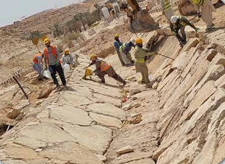 Stonework & landscaping